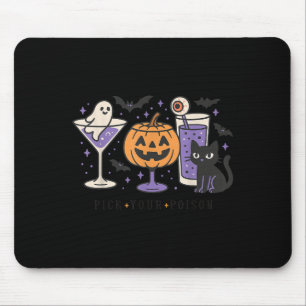 Ck Your Ison Halloween Schwarze Katze Kürbis Geist Mousepad