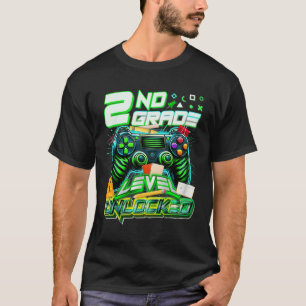 Ck Zur Schule 2. Klasse Freigeschalteter Gamer Zue T-Shirt