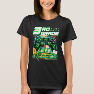 Ck Zur Schule 3. Klasse freigeschaltet Gamer Erste T-Shirt