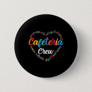 Ck Zur Schule Cafeteria-Crew-Shirt Lunch Ladies Button