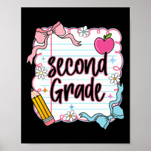 Ck Zur Schule Coquette Preppy Zweite Klasse Erster Poster