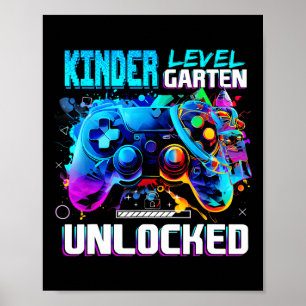 Ck Zur Schule Kindergarten-Stufe Freigeschalteter Poster