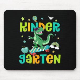 Ck Zur Schule Rollt In Den Kindergarten T-Rex Skat Mousepad