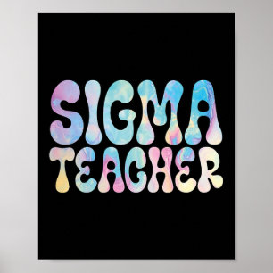 Ck-zur-Schule Sigma-Lehrer-Meme-Liebhaber Humor Fr Poster
