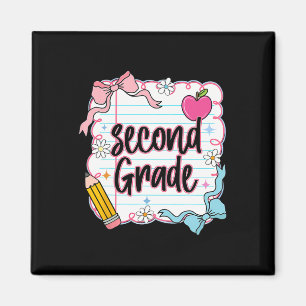 Ck Zurück Zur Schule Coquette Preppy Zweite Klasse Magnet