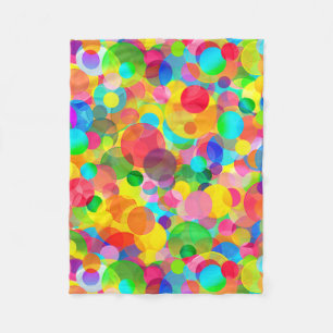 CKC Party Dots-FLEECE BLANKET S Fleecedecke