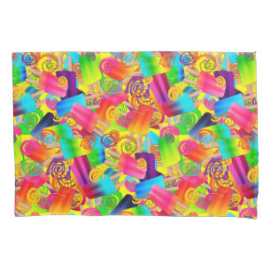 CKC Popsicle Wirbel, Gelb-PILLOW CASE SET Kissenbezug