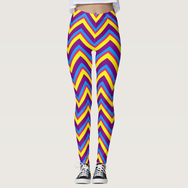 CKC-Zickzack-16-LEGGINGS Leggings (Vorderseite)
