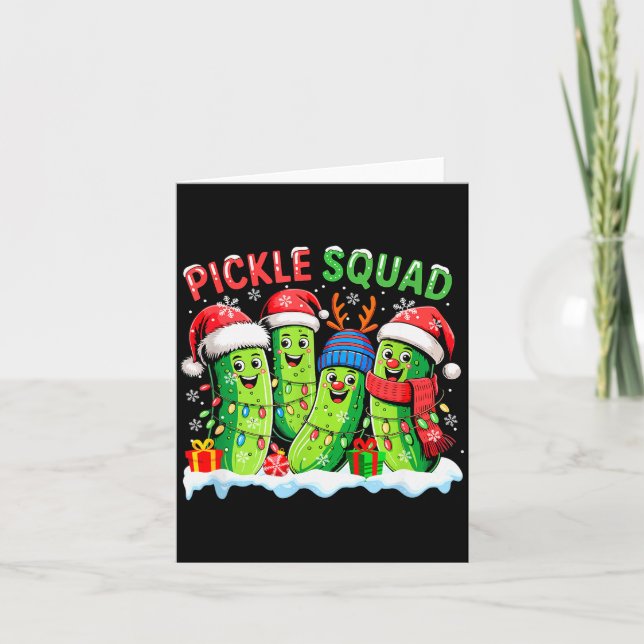 Ckle Christmas Squad Group Santa Reindeer Ckles Ve Karte (Vorderseite)