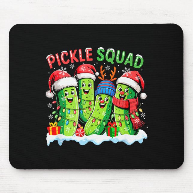 Ckle Christmas Squad Group Santa Reindeer Ckles Ve Mousepad (Vorne)