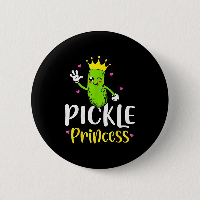 Ckle Princess Funny Ckle Cuber Girl  Button (Vorderseite)
