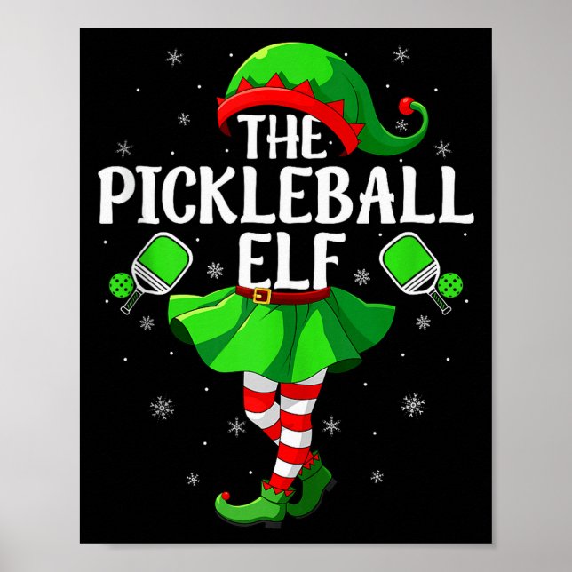 Ckleball Elf Christmas Girls Women Elf Squad Xmas  Poster (Vorne)