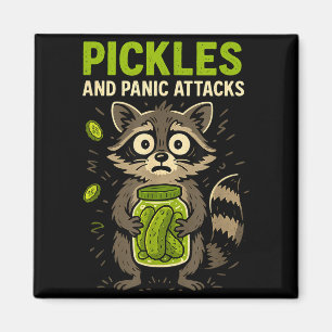 Ckles und Panikattacken Waschbär Müll Panda Lustig Magnet