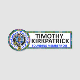 CKS NAME BADGE - #005 Timothy Kirkpatrick  Namensschild