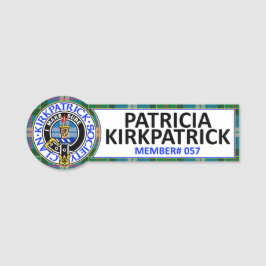 CKS NAME BADGE - #057 Patricia Kirkpatrick Namensschild