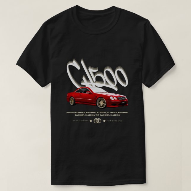  CL500 | T-SHIRT BLACK (Design vorne)