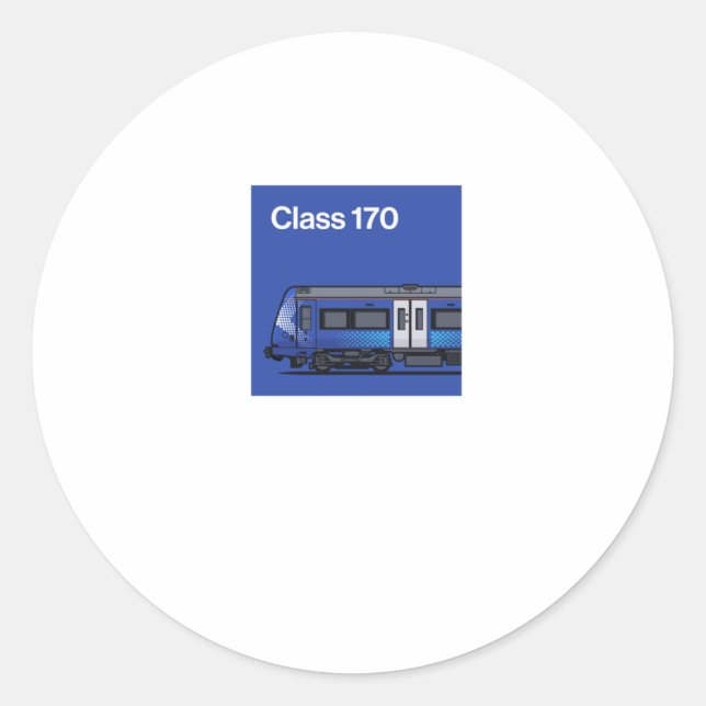 Cl 170 Navy Train Side England UK Aufkleber (Vorderseite)