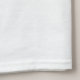 CL lustige Ente, die Tennis spielt T-Shirt (Detail - Saum (Weiß))