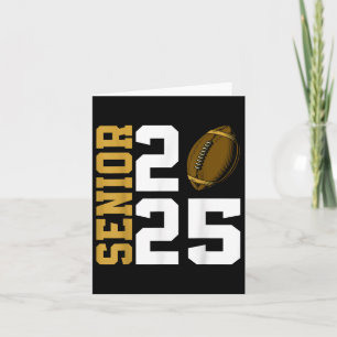 CL of 2025 Abschluss Senior Football Player Boys Karte