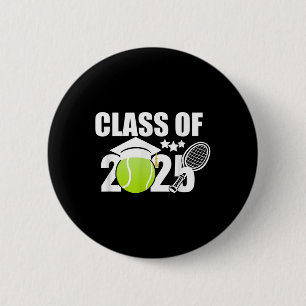CL of 2025 Abschluss Senior Tennis Player Geschenk Button