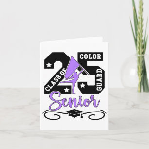 CL of 2025 Color Guard Senior 2025 Senior Color Gu Karte