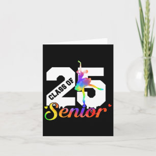 Cl of 2025 Dance Senior 2025 Abschluss Graduate Karte