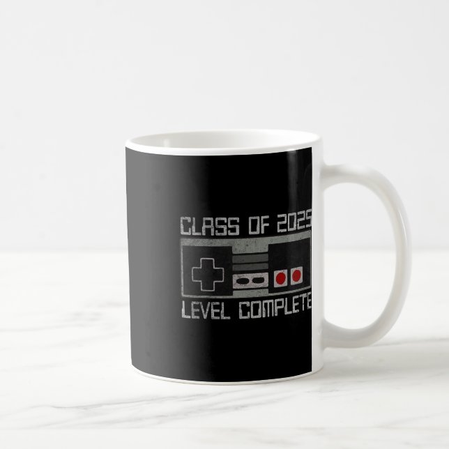 CL of 2025 Level Complete Senior Abschluss Video Kaffeetasse (Rechts)