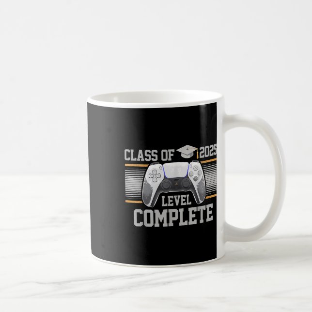 CL of 2025 Level Complete Video Gamer Senior Gradu Kaffeetasse (Rechts)