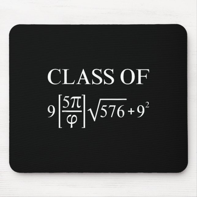 CL of 2025 Math Equation Geek Abschluss Lehrer n Mousepad (Vorne)