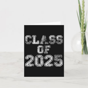 Cl of 2025, Senior 2025 Abschluss Vintag School Karte