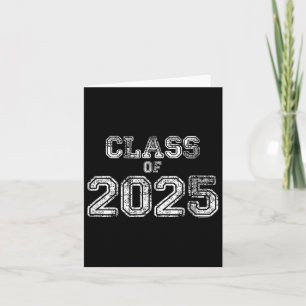 CL of 2025 _ Senior 2025 Abschluss Vintag School Karte