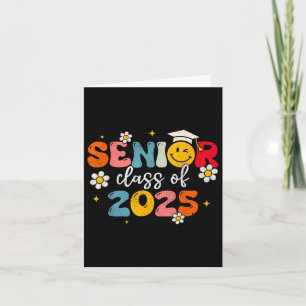 Cl of 2025 Senior 2025 Groovy Abschluss 2025 Wome Karte