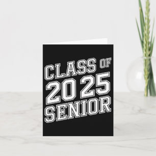 CL of 2025 Senior Abschluss High School Girls Boy Karte