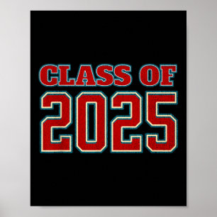 CL of 2025 Senior Abschluss School Uni Gradua Poster