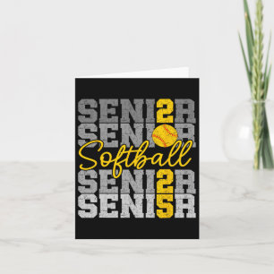 CL of 2025 Senior Softll Retro Abschluss 2025 Men Karte