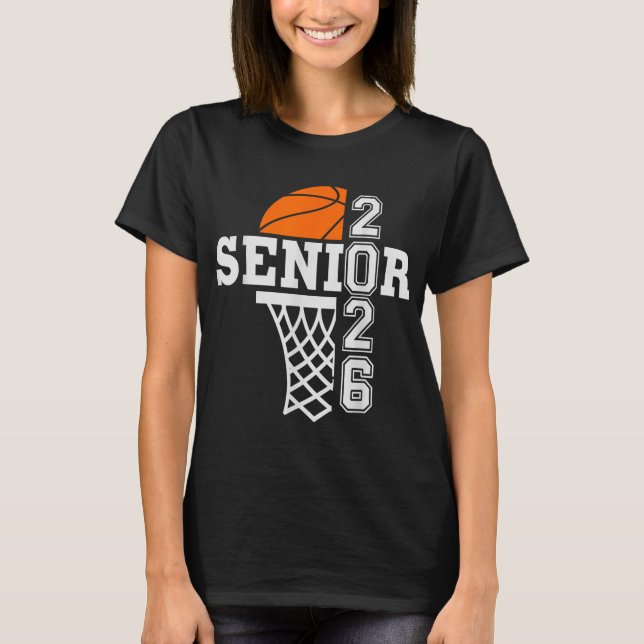 CL of 2026 Basketball Senior 26 Player Team Gradua T-Shirt (Vorderseite)