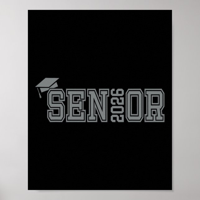 Cl Of 2026 Decorations Back To School Graduation 2 Poster (Vorne)