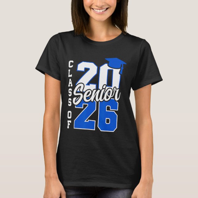 Cl Of 2026 Senior 2026 Back To School 2025 Graduat T-Shirt (Vorderseite)