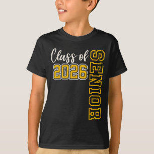 CL of 2026 Senior 26 High School Abschluss Black T-Shirt