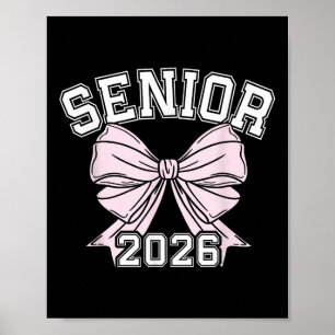 CL of 2026 Senior Coquette Bow Ästhetik Poster