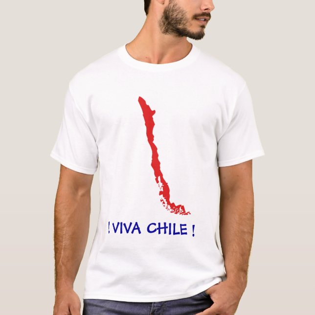 CL - Polera Viva Chile T-Shirt (Vorderseite)