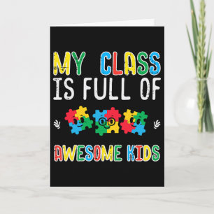 Cl Voll Awesome Kinder Autismus-Bewusstsein Ausome Karte