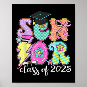 Cl von 2025 Coquette Senior 2025 Abschluss zurück  Poster