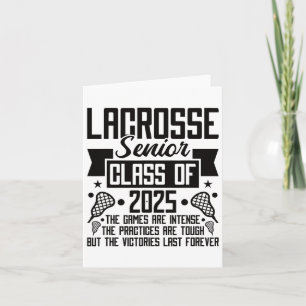 Cl von 2025 Lacrosse Senior Night Karte