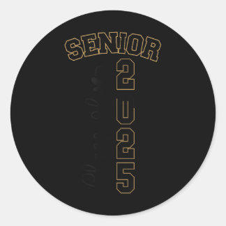 Cl von 2025 Senior 2025 Abschluss _1 Runder Aufkleber