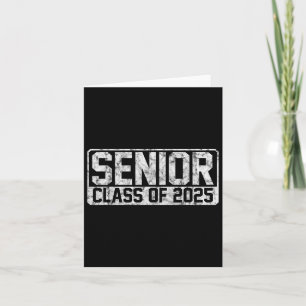 Cl von 2025 Senior 2025 Senior Abschluss Back to S Karte