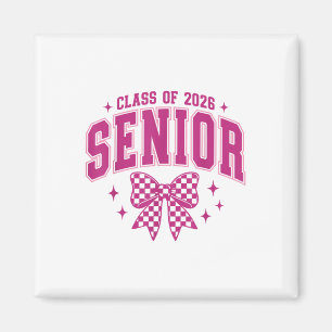 Cl von 2026 Senior 2026 Pink Coquette Bow Graduati Magnet