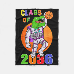 Cl von 2036 wächst mit mir Astronaut Dinosaur T-re Fleecedecke