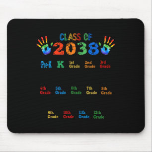 Cl von 2038 Wachse mit mir Farbhandabdruck Vor-K 1 Mousepad