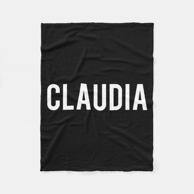 Cla - Cool New Funny Name Fan Gift Tee  Fleecedecke (Vorderseite)